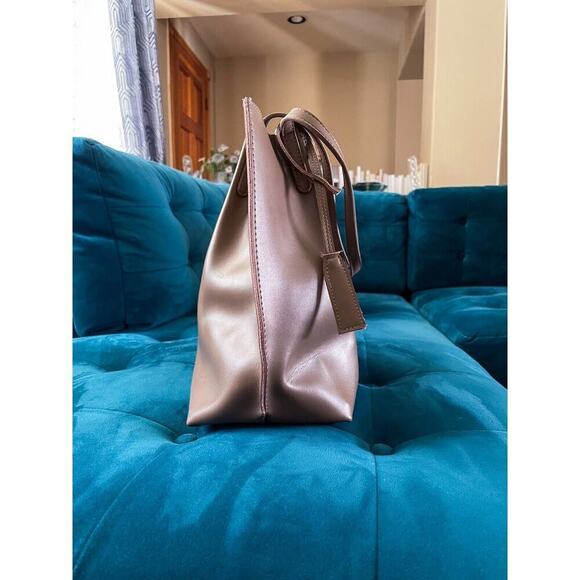 BAGINNING Brown Soft Leather Tote Large Genuine Leather Shopper Bag - Picture 7 of 15